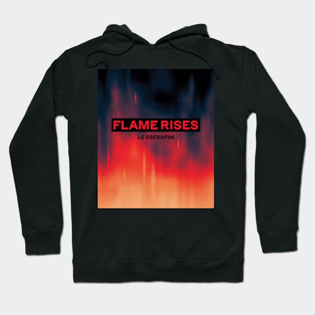 Le sserafim Flame Rises Tour Hoodie by hallyupunch